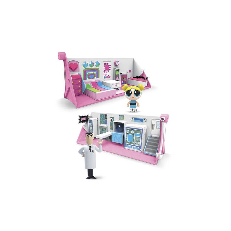 INGROSSO GIOCATTOLI POWERPUFF PLAYSET TRASFORMABILE 2IN1 +5